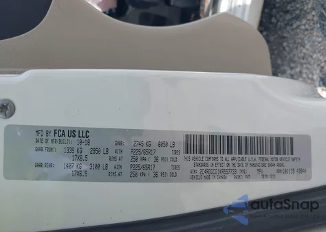 2019 Dodge Grand Caravan Sxt from USA, damaged, VIN 2C4RDGCG1KR557733